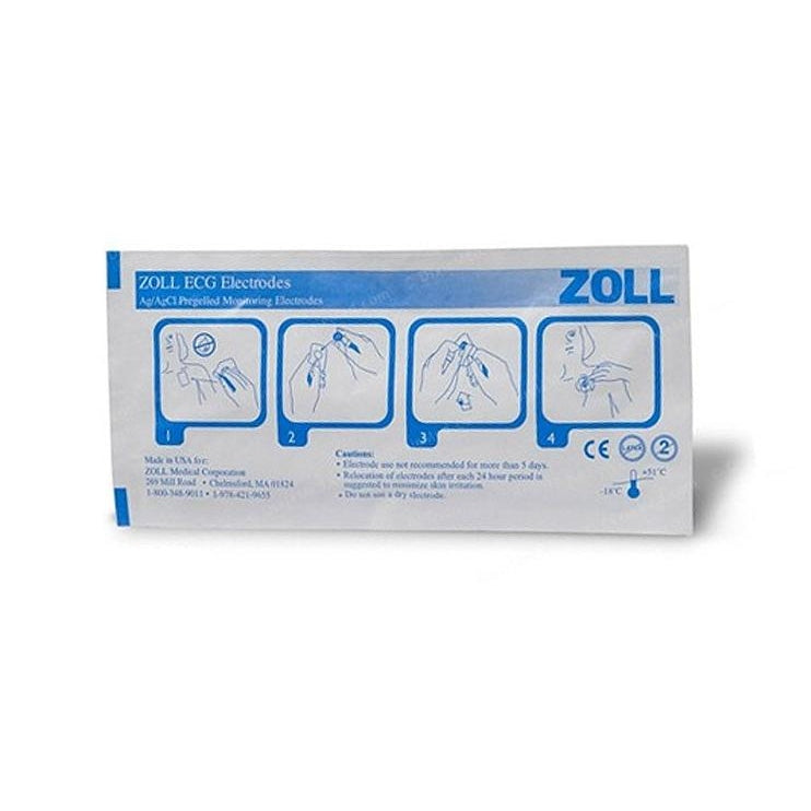 ZOLL-ZOLL ECG Electrodes, 6/PK 200 Pouches, 600 Electrodes-MedTech-1